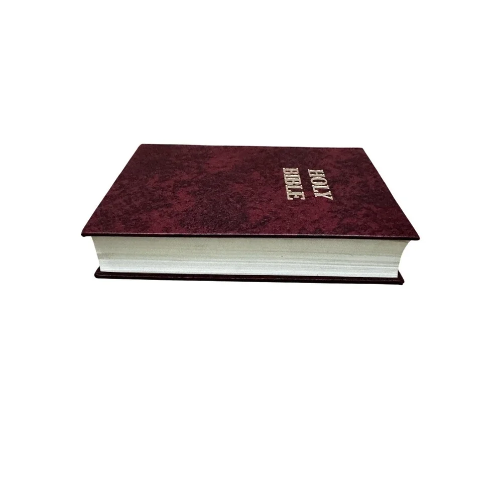 Holy Bible NAB School & Church Edition Catholic Burgundy Red Gold